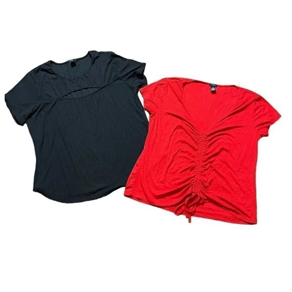 Rue21 Short Sleeve Ribbed Bundle of Shirts Size 2X NWOT - Picture 1 of 7